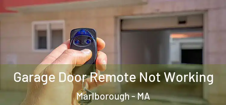  Garage Door Remote Not Working Marlborough - MA