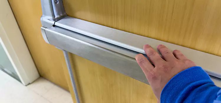 Installing a Push Bar on a Door Marlborough